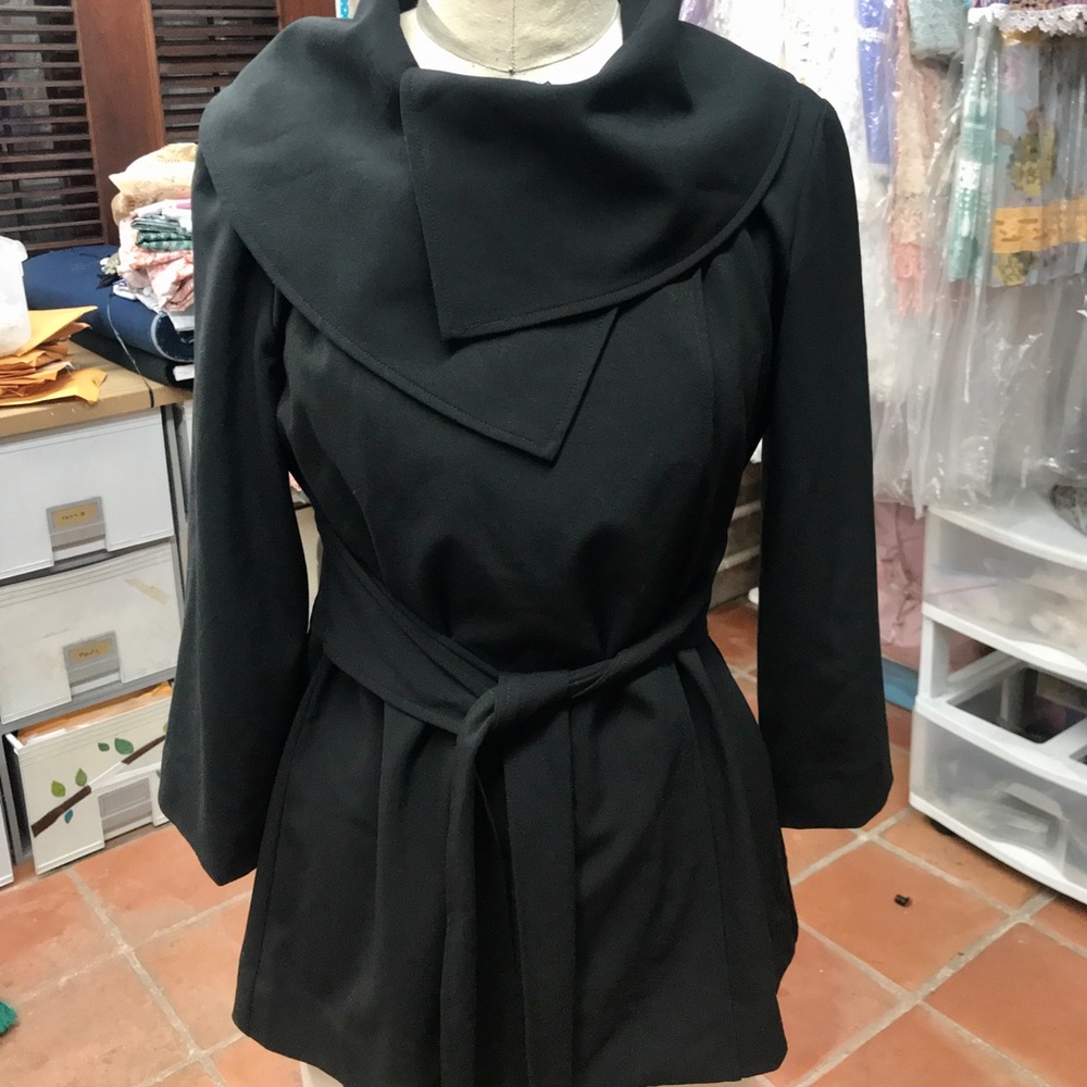 Calvin Klein trench jacket blouse